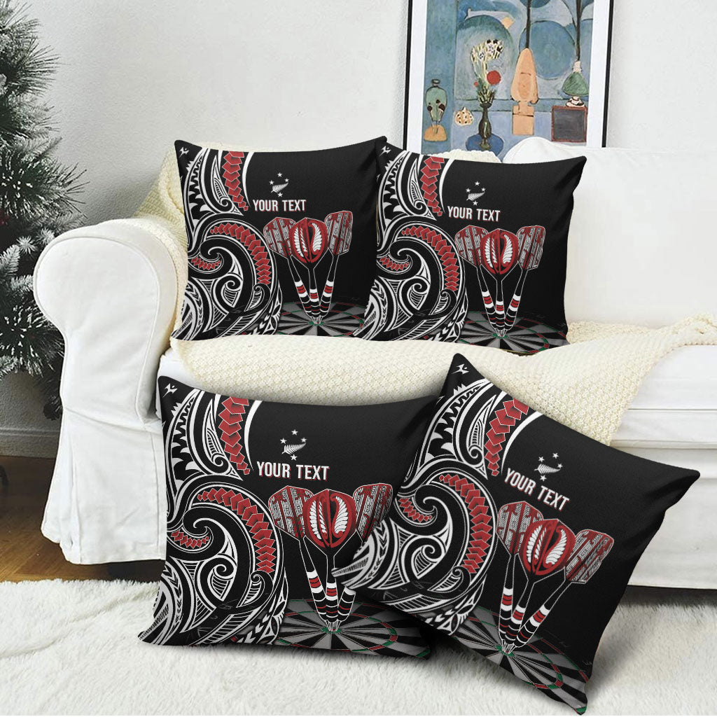New Zealand Darts Personalized Hei Manaia Pillow Cover Classic Kowhaiwhai LT7 - Polynesian Pride