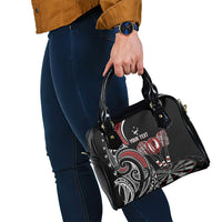 New Zealand Darts Personalized Hei Manaia Shoulder Handbag Classic Kowhaiwhai LT7 - Polynesian Pride