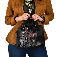 New Zealand Darts Personalized Hei Manaia Shoulder Handbag Classic Kowhaiwhai LT7 - Polynesian Pride