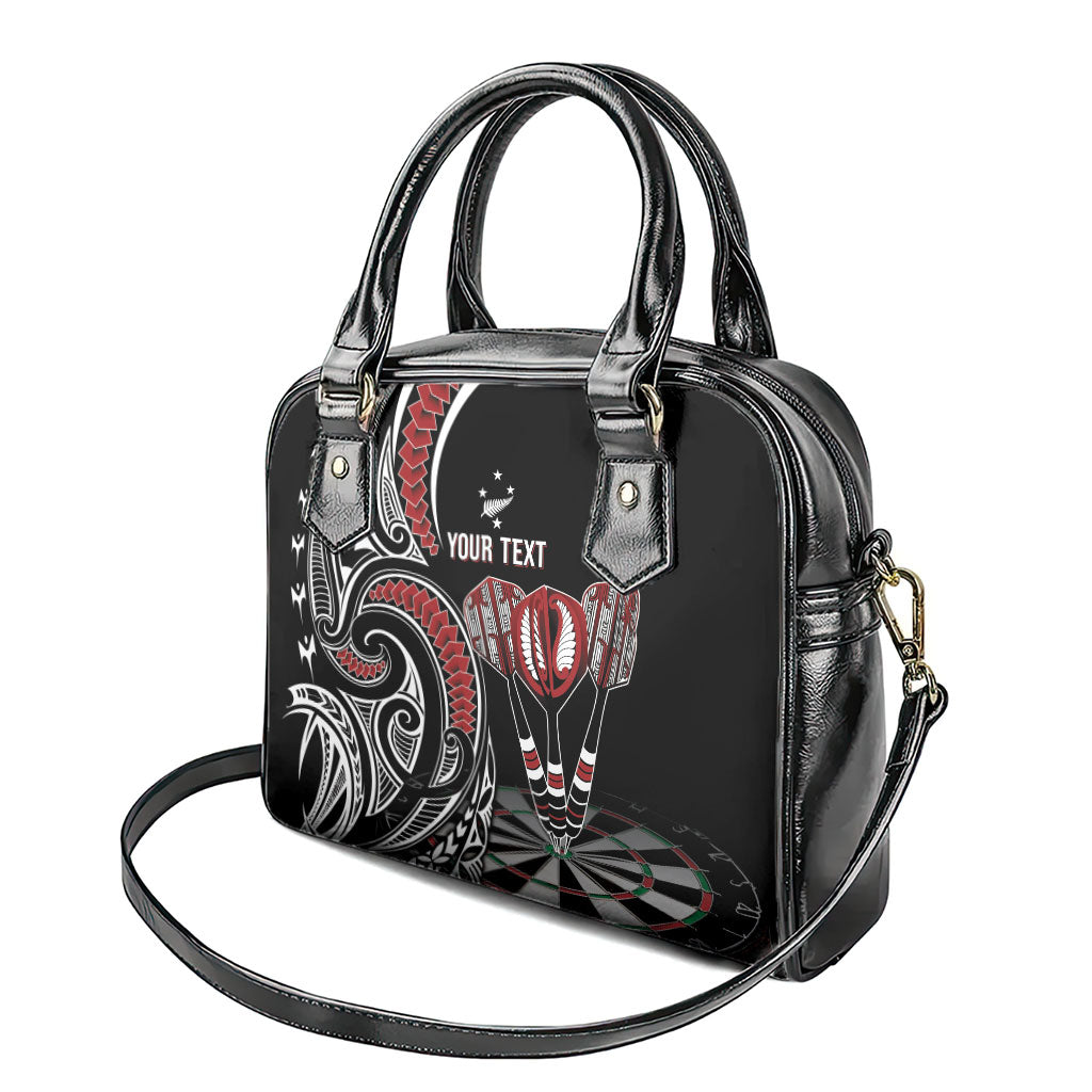 New Zealand Darts Personalized Hei Manaia Shoulder Handbag Classic Kowhaiwhai LT7 - Polynesian Pride