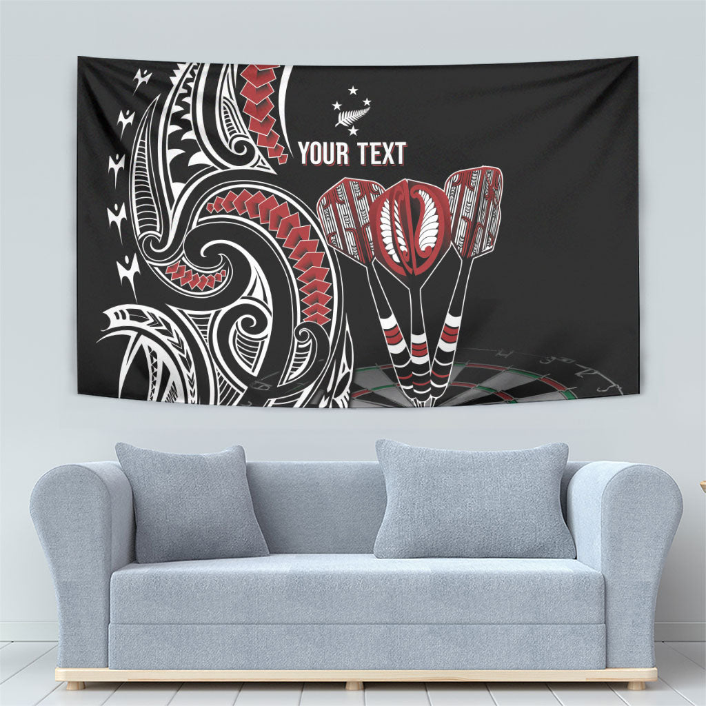 New Zealand Darts Personalized Hei Manaia Tapestry Classic Kowhaiwhai LT7 - Polynesian Pride