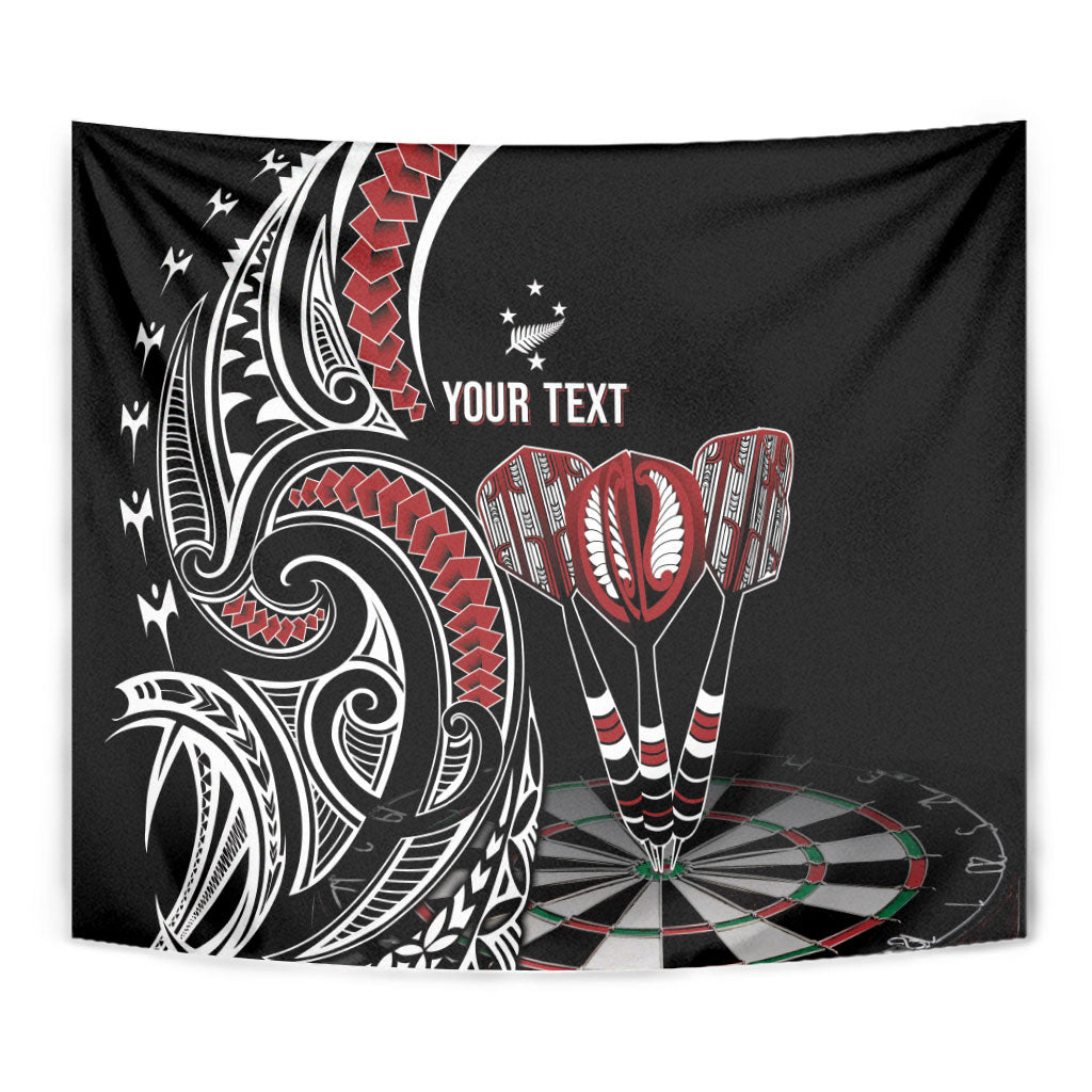 New Zealand Darts Personalized Hei Manaia Tapestry Classic Kowhaiwhai LT7 - Polynesian Pride