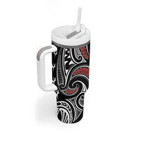 New Zealand Darts Hei Manaia Tumbler With Handle Classic Kowhaiwhai LT7 - Polynesian Pride