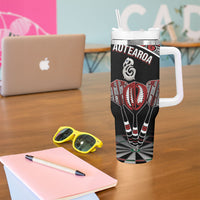 New Zealand Darts Hei Manaia Tumbler With Handle Classic Kowhaiwhai LT7 - Polynesian Pride