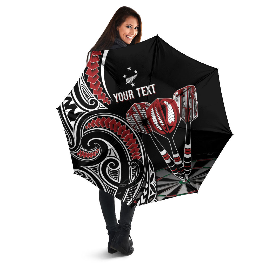 New Zealand Darts Personalized Hei Manaia Umbrella Classic Kowhaiwhai LT7 - Polynesian Pride