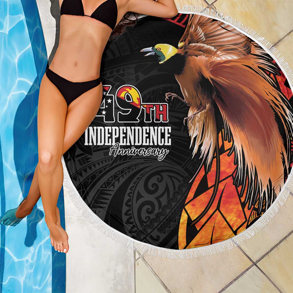 Papua New Guinea Beach Blanket Grunge Style 49th Independence Anni LT7 - Polynesian Pride