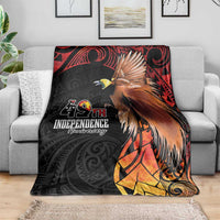 Papua New Guinea Blanket Grunge Style 49th Independence Anni LT7 - Polynesian Pride