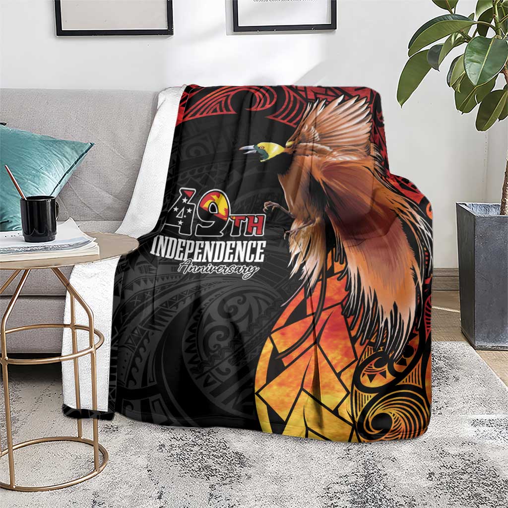 Papua New Guinea Blanket Grunge Style 49th Independence Anni LT7 - Polynesian Pride