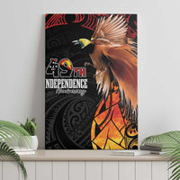 Papua New Guinea Canvas Wall Art Grunge Style 49th Independence Anni LT7 - Polynesian Pride