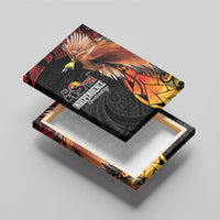 Papua New Guinea Canvas Wall Art Grunge Style 49th Independence Anni LT7 - Polynesian Pride