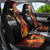 Papua New Guinea Car Seat Cover Grunge Style 49th Independence Anni