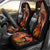 Papua New Guinea Car Seat Cover Grunge Style 49th Independence Anni