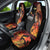 Papua New Guinea Car Seat Cover Grunge Style 49th Independence Anni