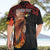 Papua New Guinea Personalised Hawaiian Shirt Grunge Style 49th Independence Anni