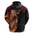 Papua New Guinea Personalised Hoodie Grunge Style 49th Independence Anni