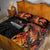 Papua New Guinea Quilt Bed Set Grunge Style 49th Independence Anni