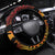 Papua New Guinea Steering Wheel Cover Grunge Style 49th Independence Anni