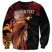 Papua New Guinea Personalised Sweatshirt Grunge Style 49th Independence Anni LT7 - Polynesian Pride