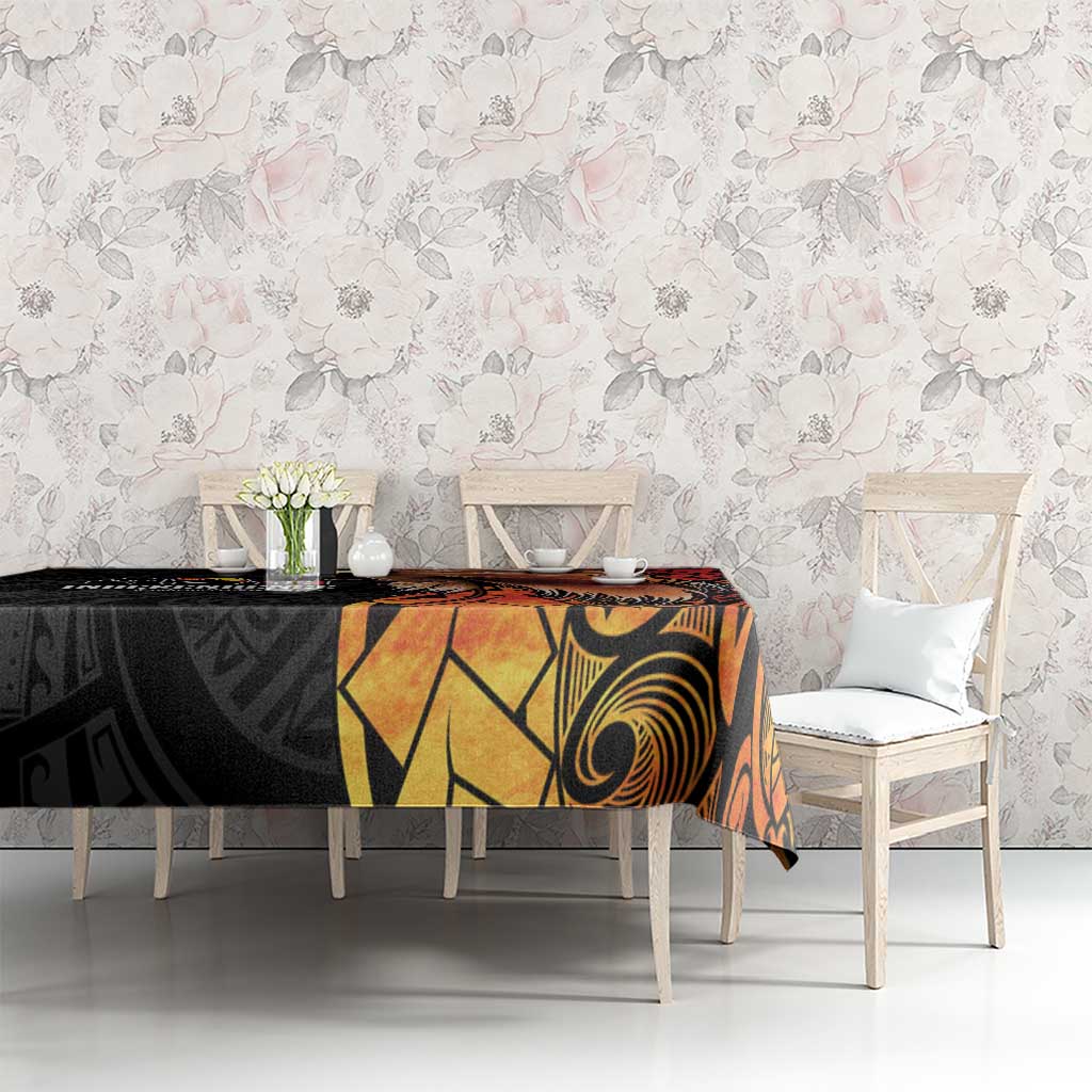 Papua New Guinea Tablecloth Grunge Style 49th Independence Anni LT7 - Polynesian Pride