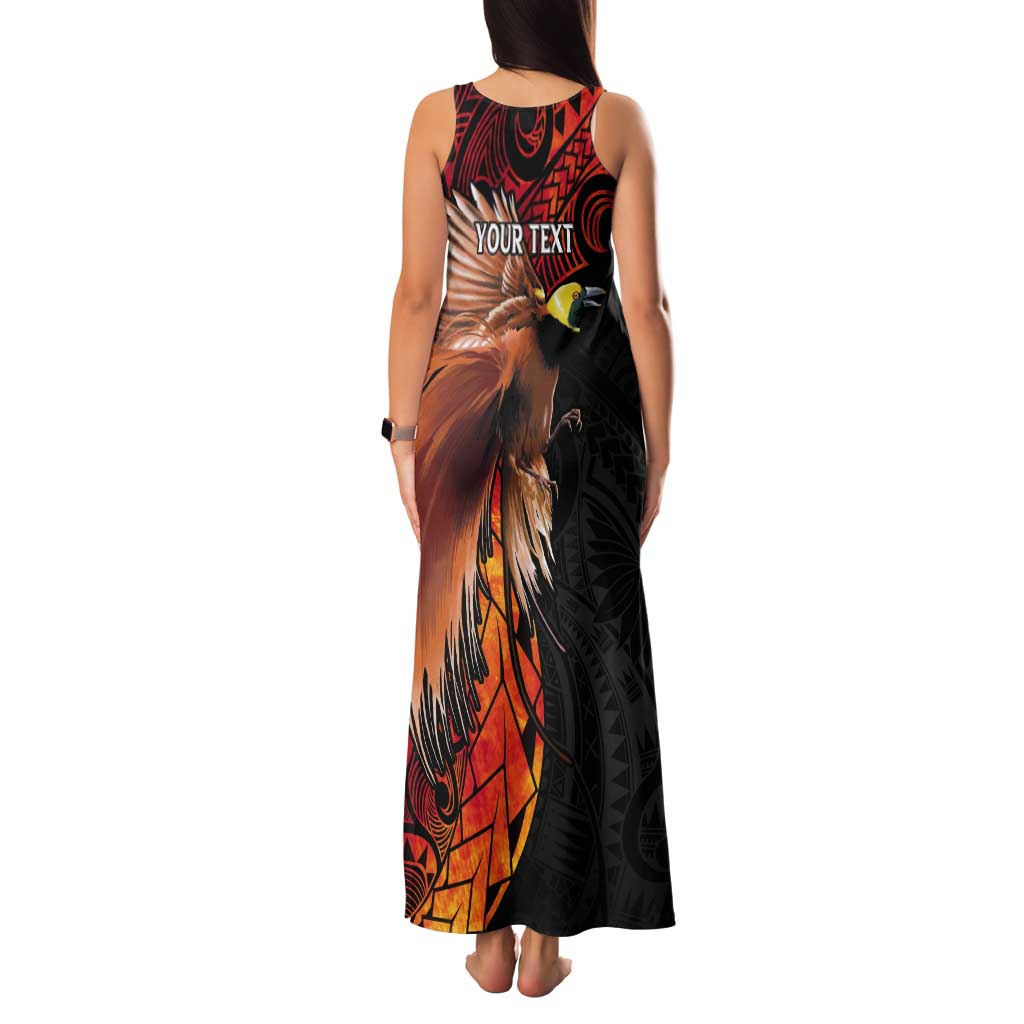 Papua New Guinea Personalised Tank Maxi Dress Grunge Style 49th Independence Anni LT7 - Polynesian Pride