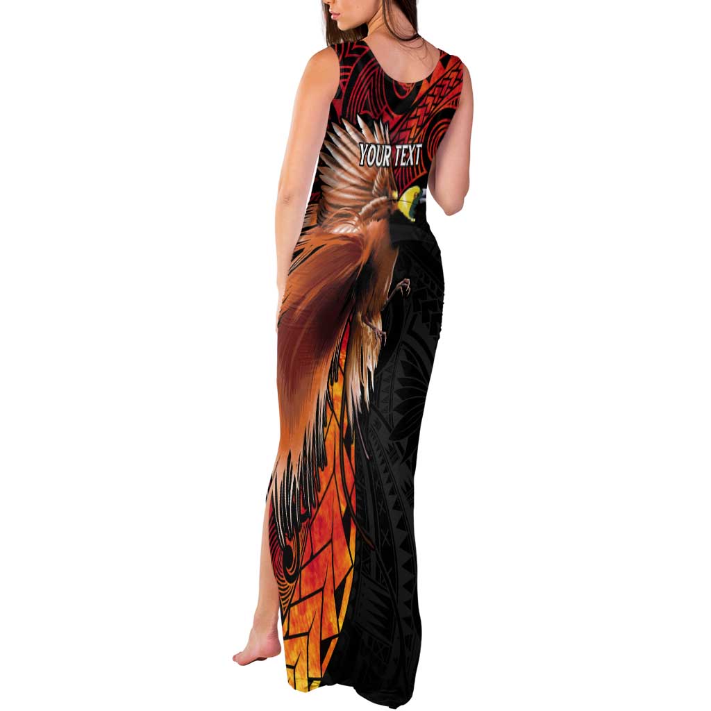 Papua New Guinea Personalised Tank Maxi Dress Grunge Style 49th Independence Anni LT7 - Polynesian Pride