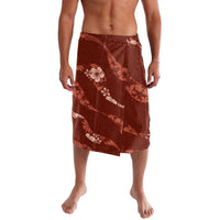 Aloha Hawaii Floral Tapa Lavalava Patchwork Crimson - Polynesian Pride