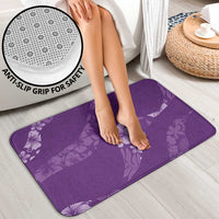 Aloha Hawaii Floral Tapa Bathroom Set Patchwork Violet LT7 - Polynesian Pride