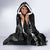 Aloha Hawaii Floral Tapa Hooded Blanket Patchwork Charcoal - Polynesian Pride