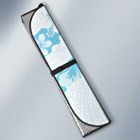 Aloha Hawaii Floral Tapa Auto Sun Shade Patchwork Turquoise LT7 - Polynesian Pride