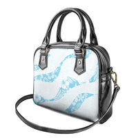 Aloha Hawaii Floral Tapa Shoulder Handbag Patchwork Turquoise - Polynesian Pride