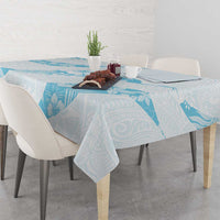 Aloha Hawaii Floral Tapa Tablecloth Patchwork Turquoise LT7 - Polynesian Pride