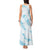 Aloha Hawaii Floral Tapa Tank Maxi Dress Patchwork Turquoise - Polynesian Pride