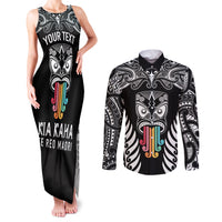 personalised-kia-kaha-te-reo-maori-couples-matching-tank-maxi-dress-and-long-sleeve-button-shirts-hei-tiki-mix-koru-black