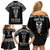 personalised-kia-kaha-te-reo-maori-family-matching-off-shoulder-short-dress-and-hawaiian-shirt-hei-tiki-mix-koru-black