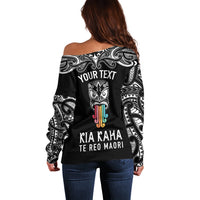 personalised-kia-kaha-te-reo-maori-off-shoulder-sweater-hei-tiki-mix-koru-black
