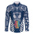 personalised-kia-kaha-te-reo-maori-family-matching-long-sleeve-bodycon-dress-and-hawaiian-shirt-hei-tiki-mix-koru-navy-blue