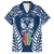 personalised-kia-kaha-te-reo-maori-family-matching-short-sleeve-bodycon-dress-and-hawaiian-shirt-hei-tiki-mix-koru-navy-blue