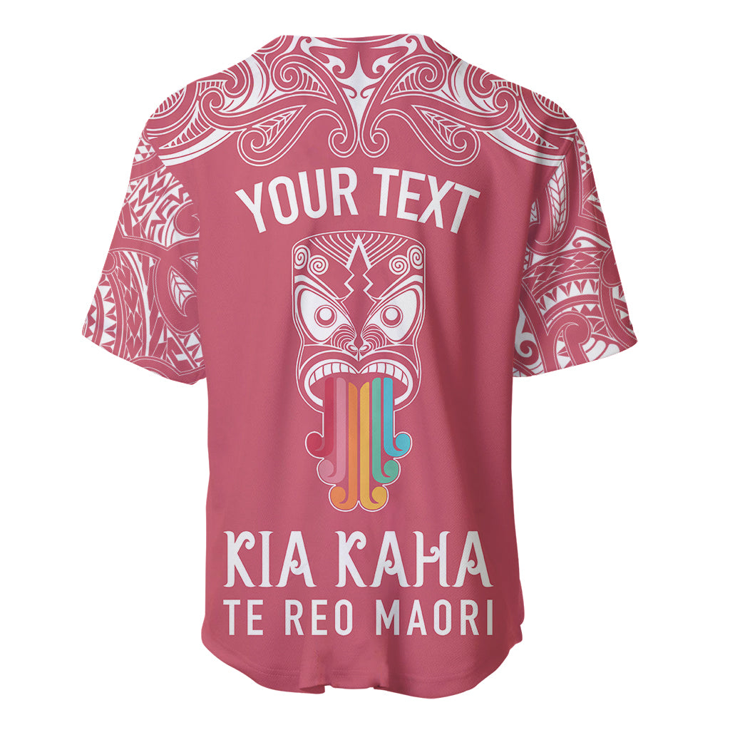 personalised-kia-kaha-te-reo-maori-baseball-jersey-hei-tiki-mix-koru-pink
