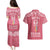 personalised-kia-kaha-te-reo-maori-couples-matching-puletasi-dress-and-hawaiian-shirt-hei-tiki-mix-koru-pink