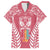 personalised-kia-kaha-te-reo-maori-family-matching-off-shoulder-long-sleeve-dress-and-hawaiian-shirt-hei-tiki-mix-koru-pink