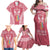 personalised-kia-kaha-te-reo-maori-family-matching-off-shoulder-maxi-dress-and-hawaiian-shirt-hei-tiki-mix-koru-pink