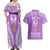 personalised-kia-kaha-te-reo-maori-couples-matching-off-shoulder-maxi-dress-and-hawaiian-shirt-hei-tiki-mix-koru-purple