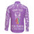 personalised-kia-kaha-te-reo-maori-family-matching-long-sleeve-bodycon-dress-and-hawaiian-shirt-hei-tiki-mix-koru-purple