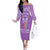 personalised-kia-kaha-te-reo-maori-family-matching-off-shoulder-long-sleeve-dress-and-hawaiian-shirt-hei-tiki-mix-koru-purple