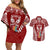personalised-kia-kaha-te-reo-maori-couples-matching-off-shoulder-short-dress-and-hawaiian-shirt-hei-tiki-mix-koru-red