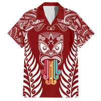 personalised-kia-kaha-te-reo-maori-kid-hawaiian-shirt-hei-tiki-mix-koru-red
