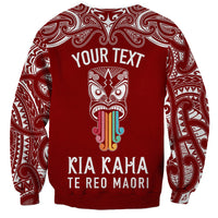 personalised-kia-kaha-te-reo-maori-sweatshirt-hei-tiki-mix-koru-red
