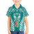 personalised-kia-kaha-te-reo-maori-family-matching-off-shoulder-long-sleeve-dress-and-hawaiian-shirt-hei-tiki-mix-koru-teal