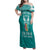 personalised-kia-kaha-te-reo-maori-family-matching-off-shoulder-maxi-dress-and-hawaiian-shirt-hei-tiki-mix-koru-teal