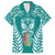 personalised-kia-kaha-te-reo-maori-family-matching-off-shoulder-maxi-dress-and-hawaiian-shirt-hei-tiki-mix-koru-teal